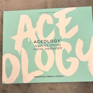 NEW! Aceology Aqua Ice Spoon Facial Massager - Blue